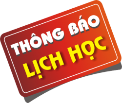 LỊCH HỌC CHI TIẾT NGÀNH NẤU ĂN TỪ 20/08 ĐẾN 24/08/2018